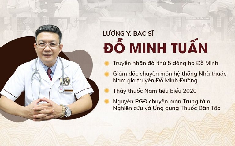 Lương y Đỗ Minh Tuấn có gần 20 năm kinh nghiệm khám, chữa bằng YHCT