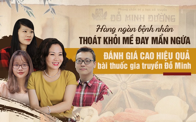 Bài thuốc Mề đay Đỗ Minh điều trị dứt điểm mề đay mẩn ngứa cho hàng ngàn người bệnh