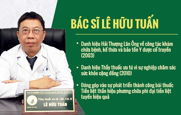 Thầy thuốc ưu tú - Bác sĩ CKII Lê Hữu Tuấn đánh giá cao bài thuốc Mề đay Đỗ Minh